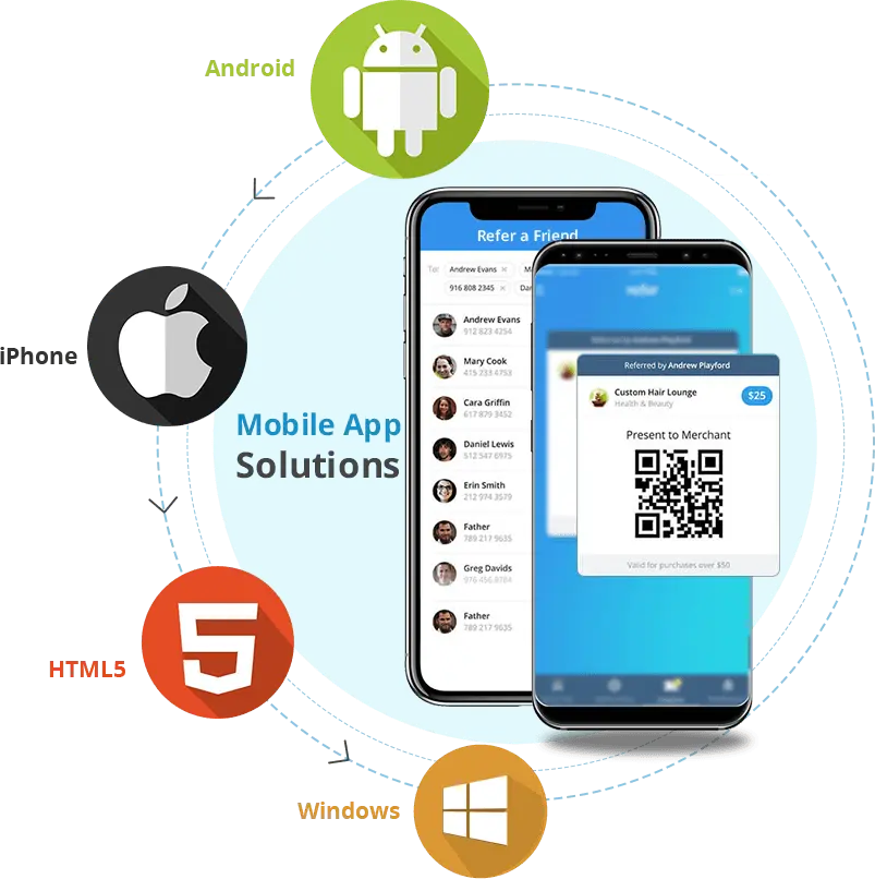 Person holding a smartphone